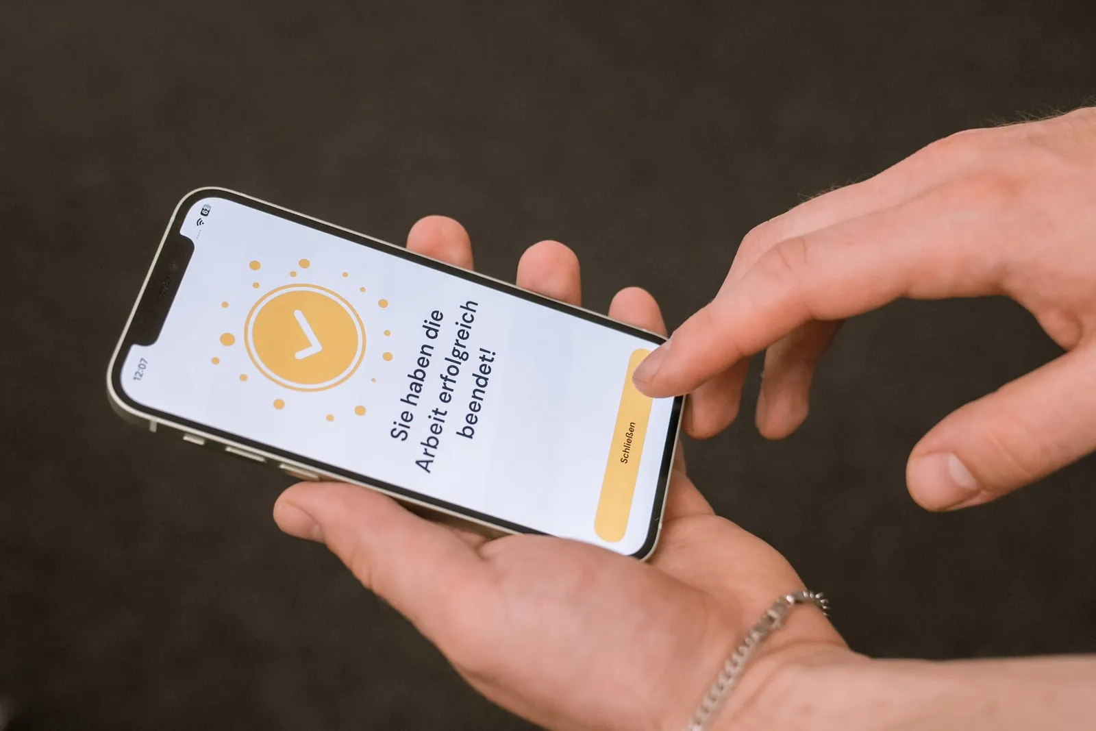 Die ODYSYS D3 Fahrer-App im Einsatz, über 1.000 Fahrer täglich